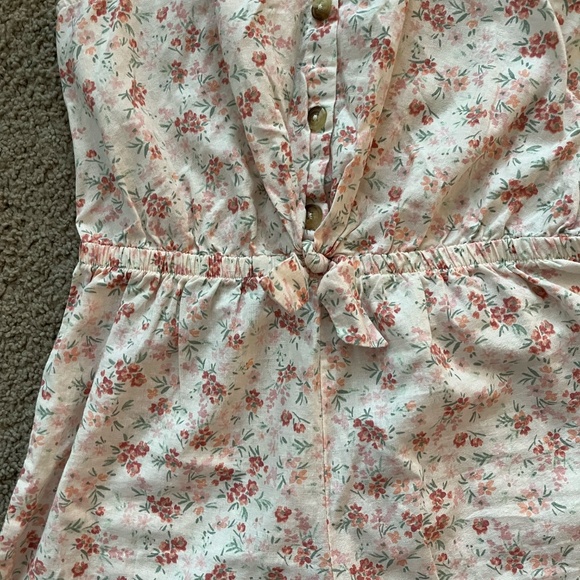 OshKosh B’gosh Girls Floral One Piece Jumpsuit Romper - Picture 5 of 6